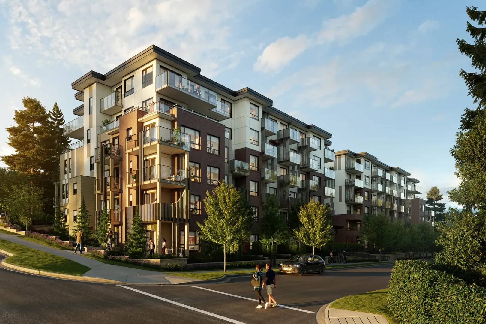 Arcadia building exterior in Coquitlam