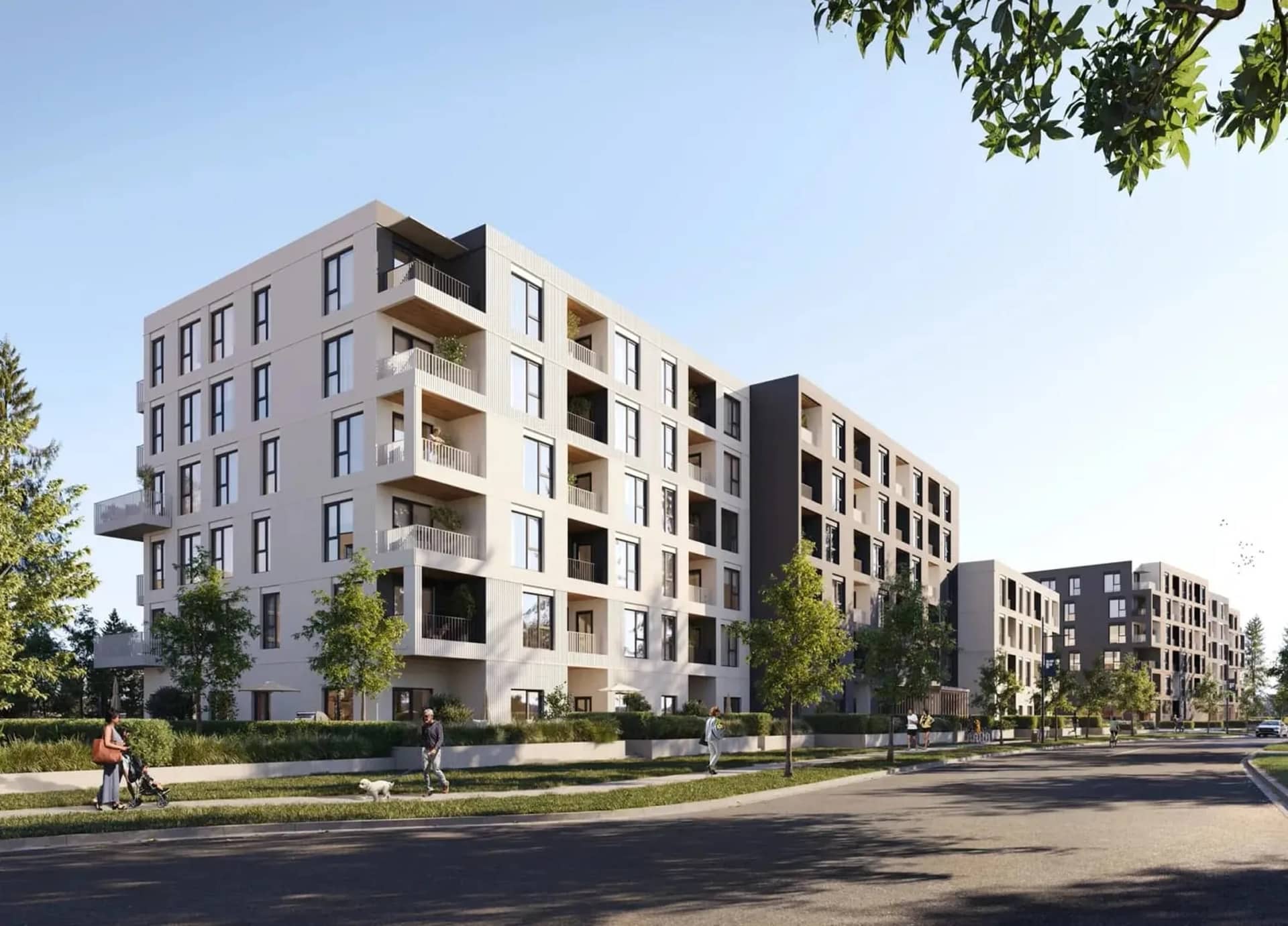 Chapter exterior rendering in Coquitlam