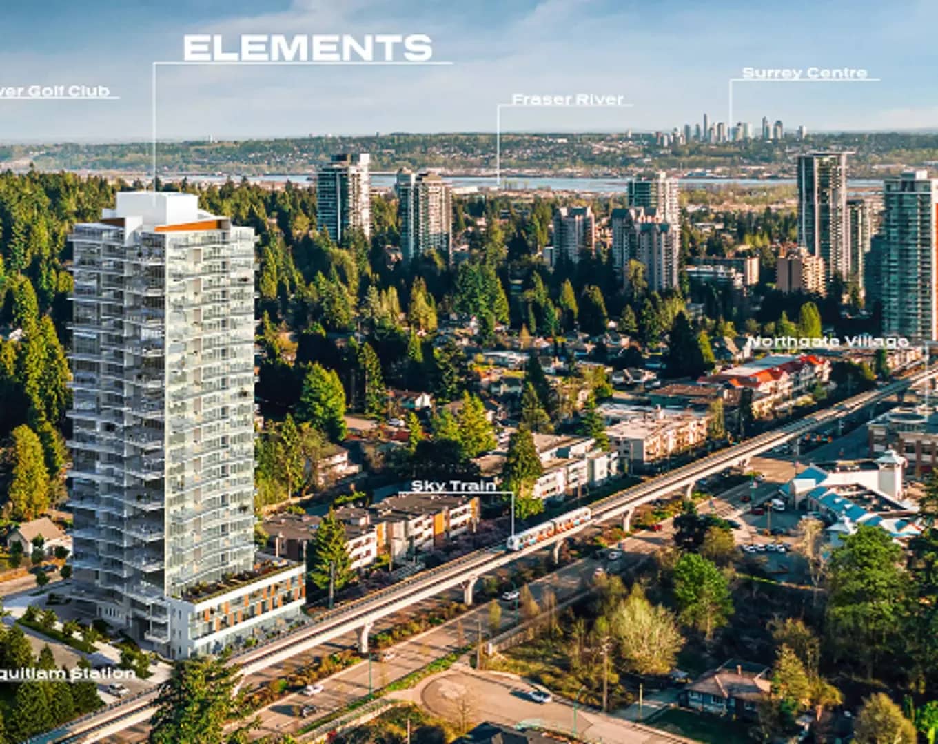 Elements building exterior in Coquitlam