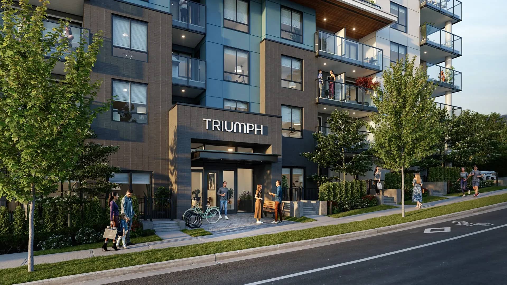 Triumph building exterior in Abbotsford