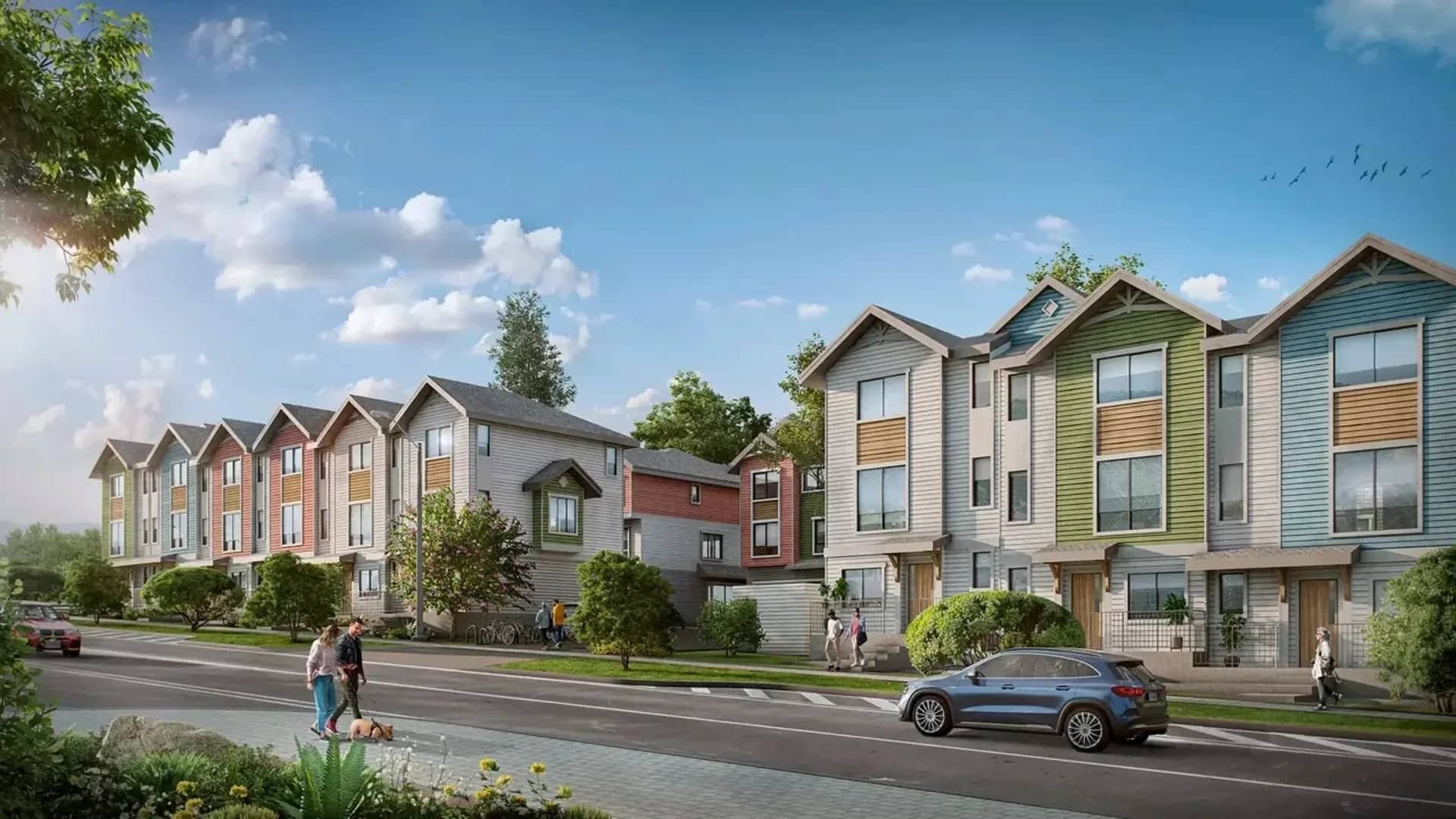 Abigail townhome exterior in Surrey