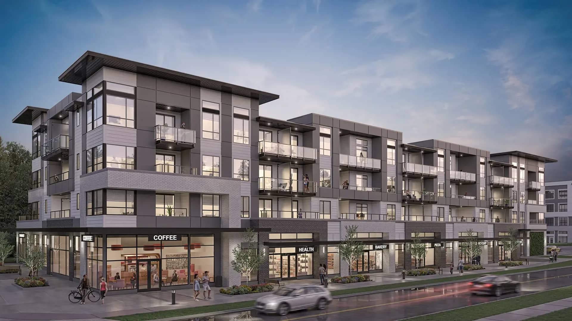 Amson Bloc building exterior in Surrey