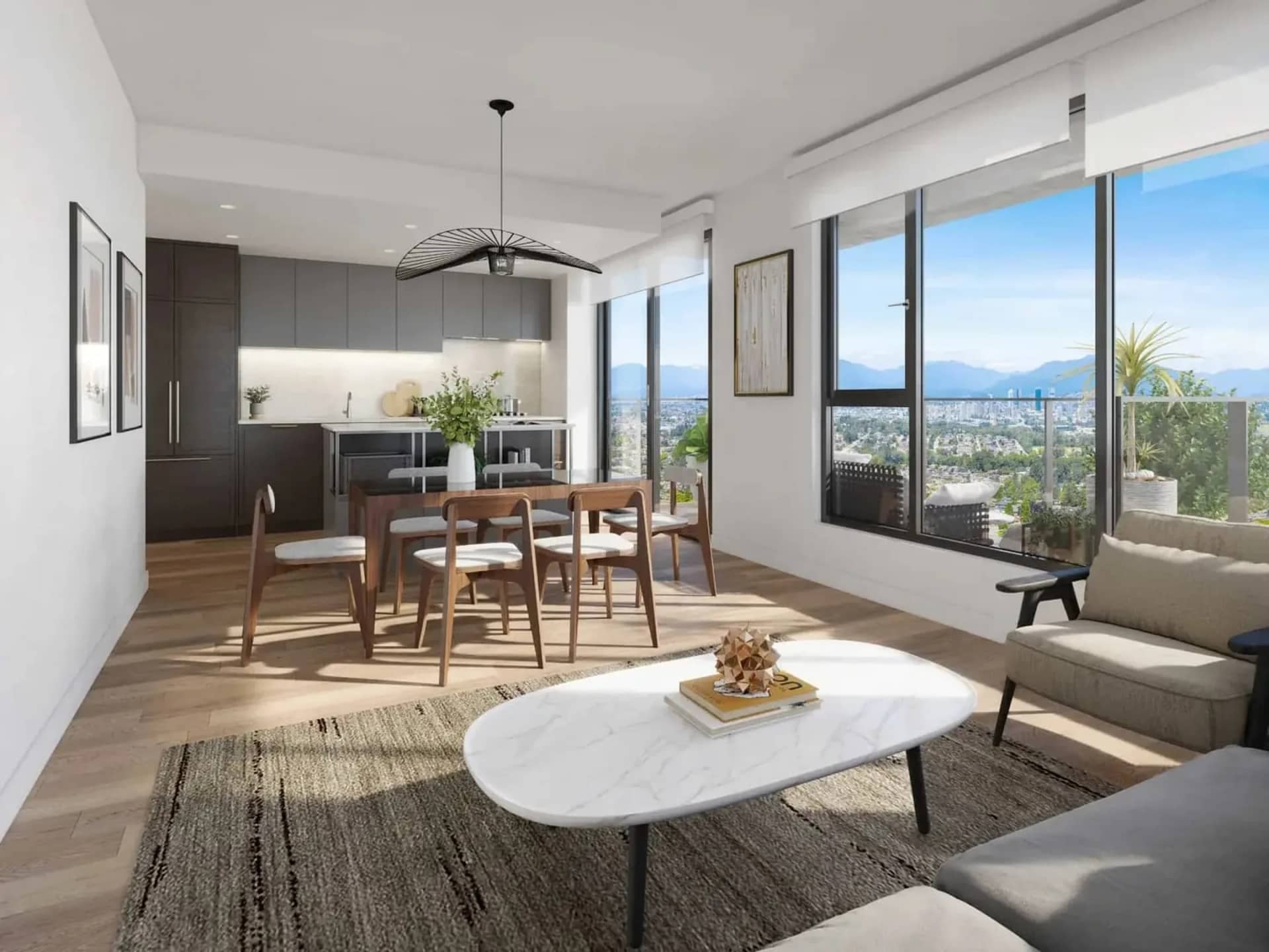 Artesia exterior rendering in Burnaby