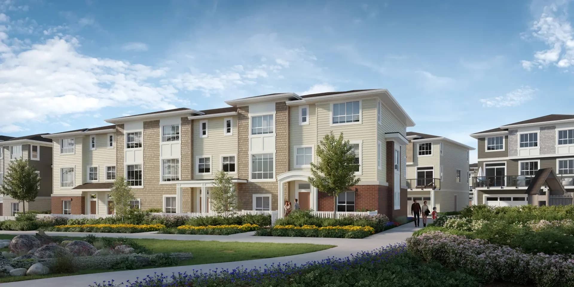 Aston townhome exterior in Langley