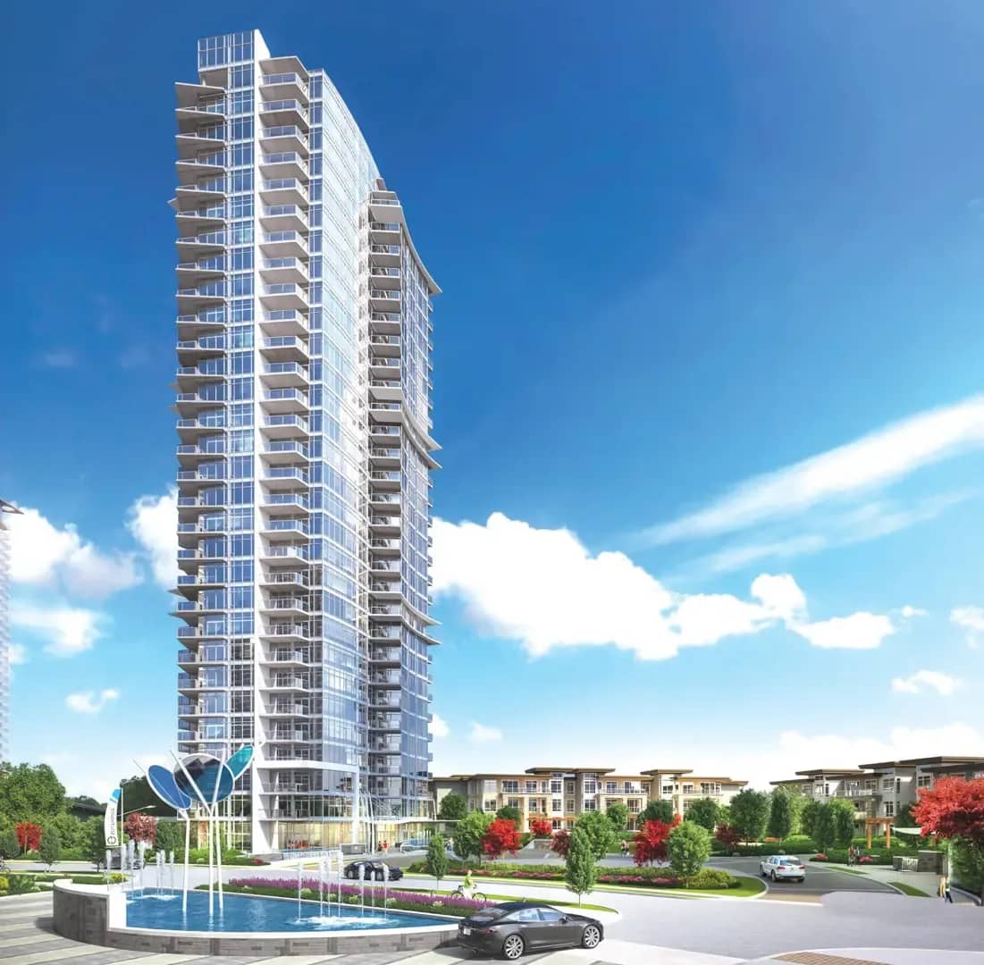 Azure II at Southgate City tower exterior in Burnaby