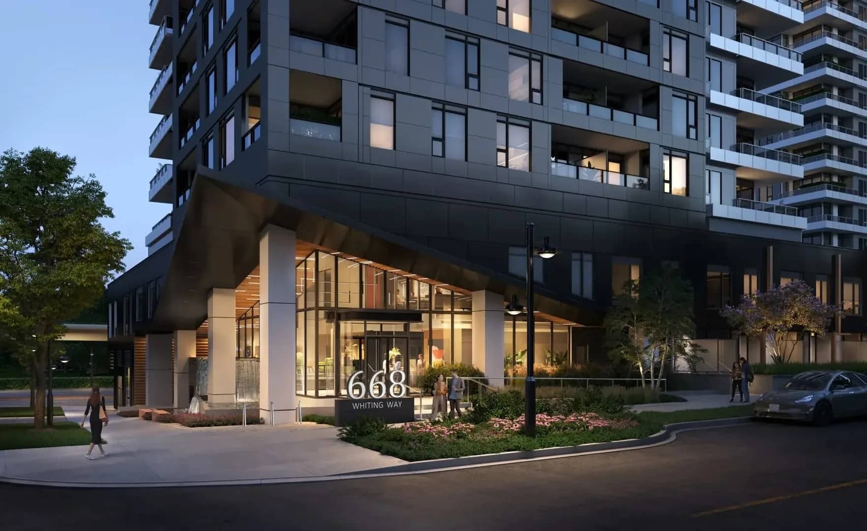 Band exterior rendering in Coquitlam