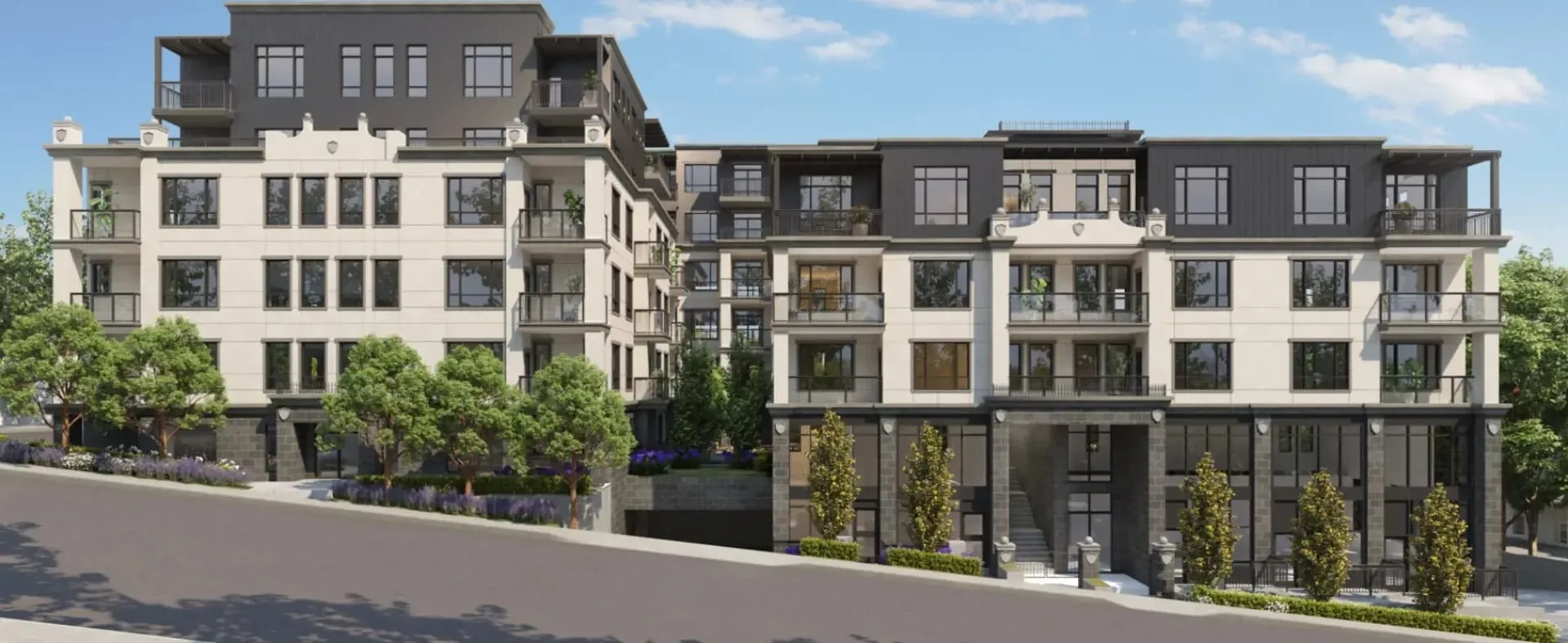 Bastille exterior rendering in Coquitlam
