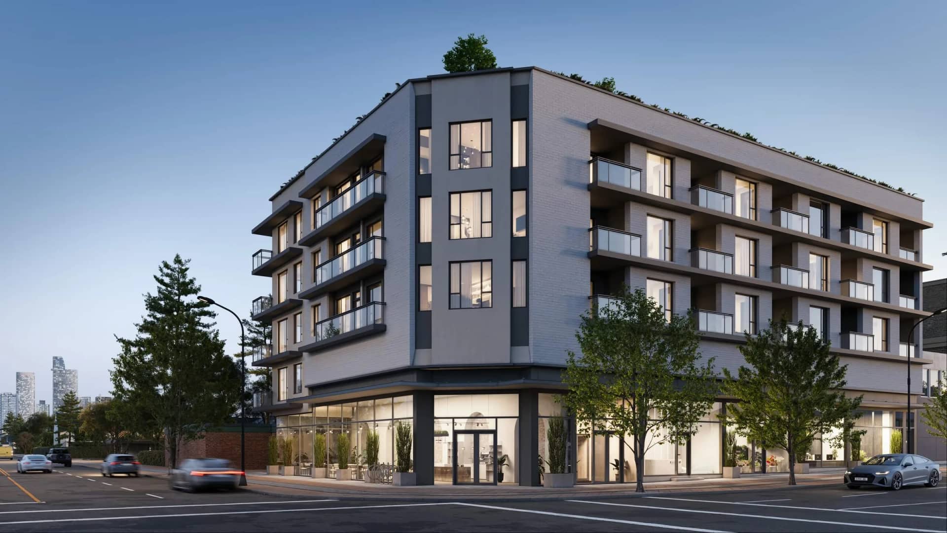 Centrale building exterior in Burnaby