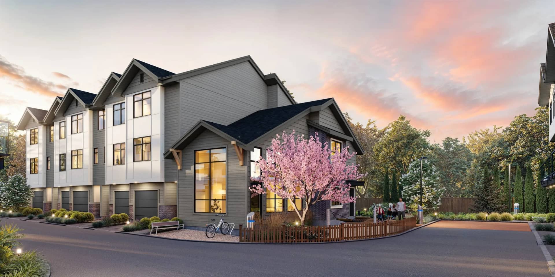Charlton exterior rendering in Surrey
