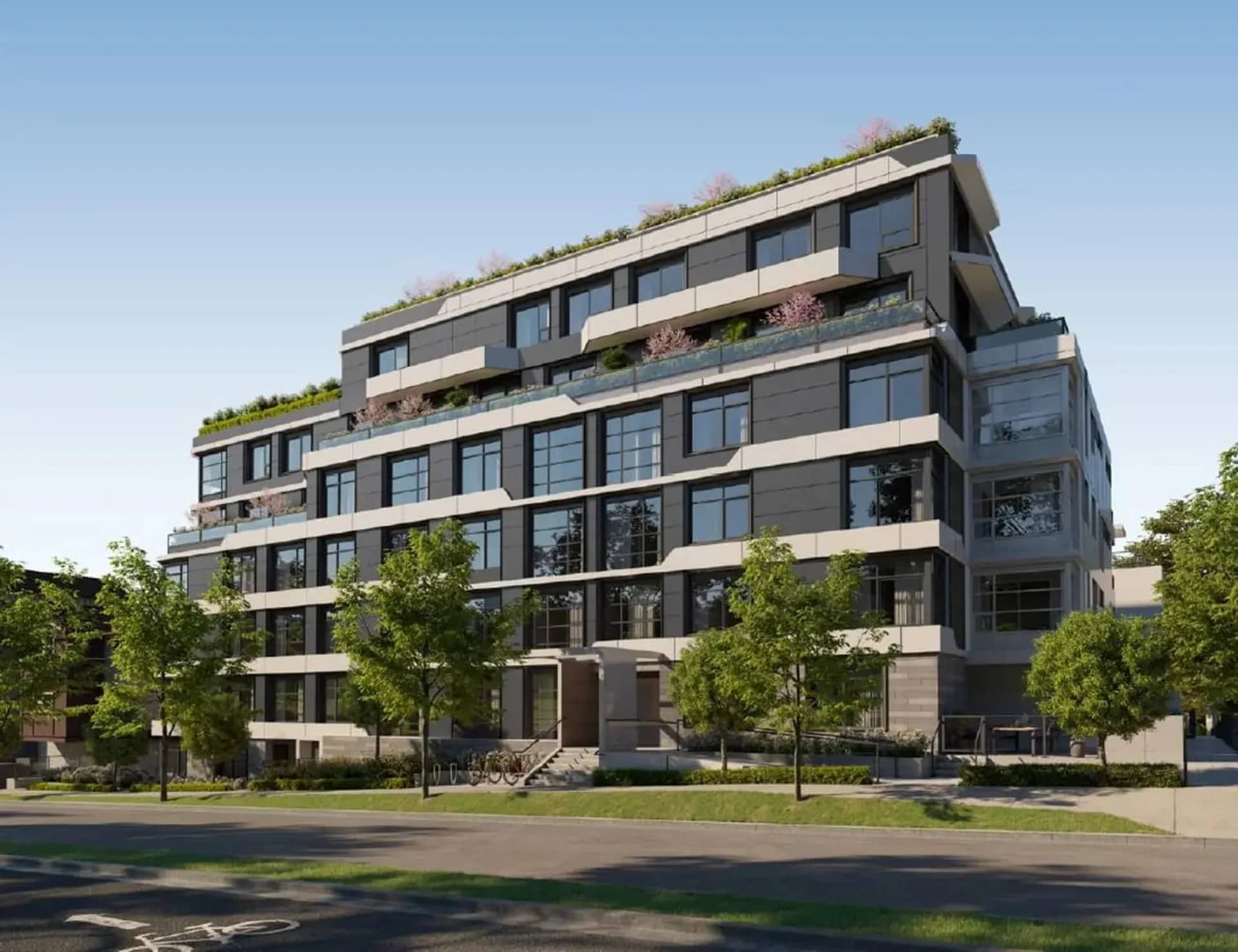 Clive at Collingwood exterior rendering in Vancouver