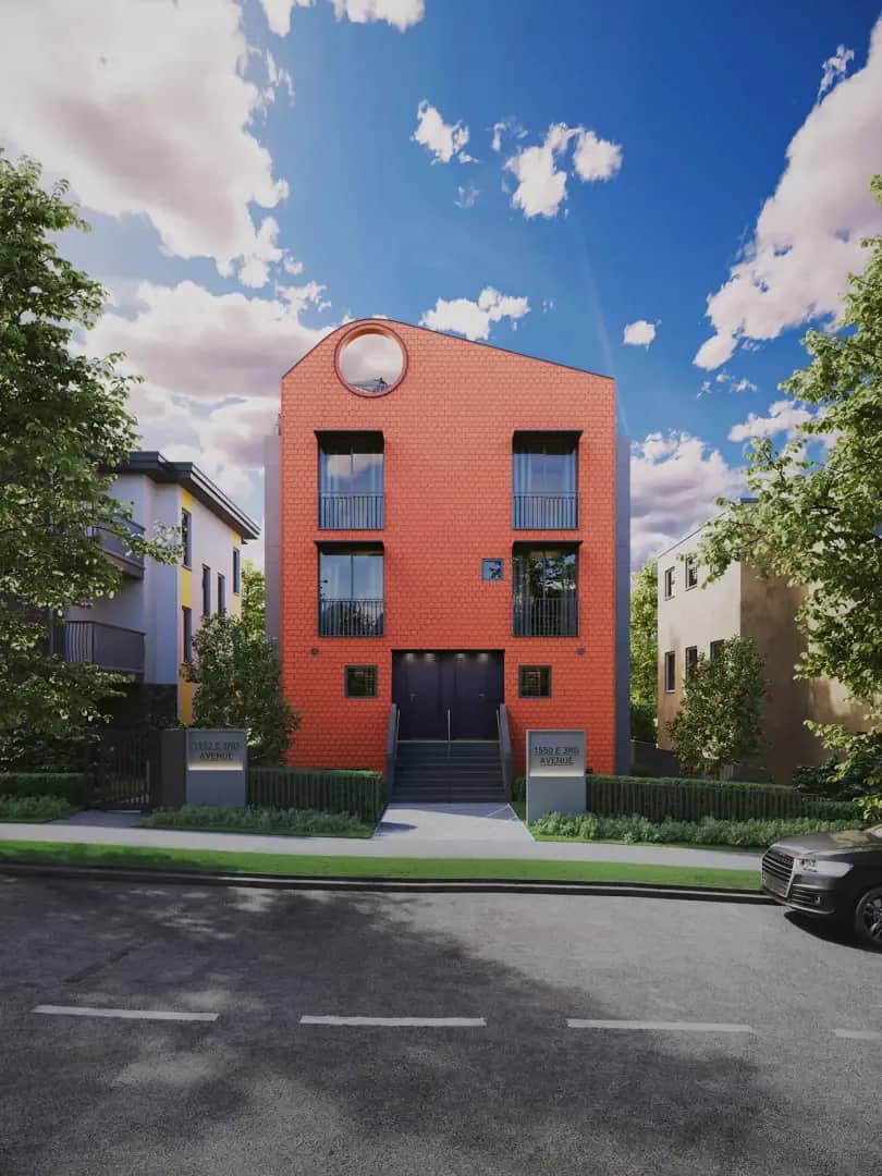 Coral exterior in Vancouver