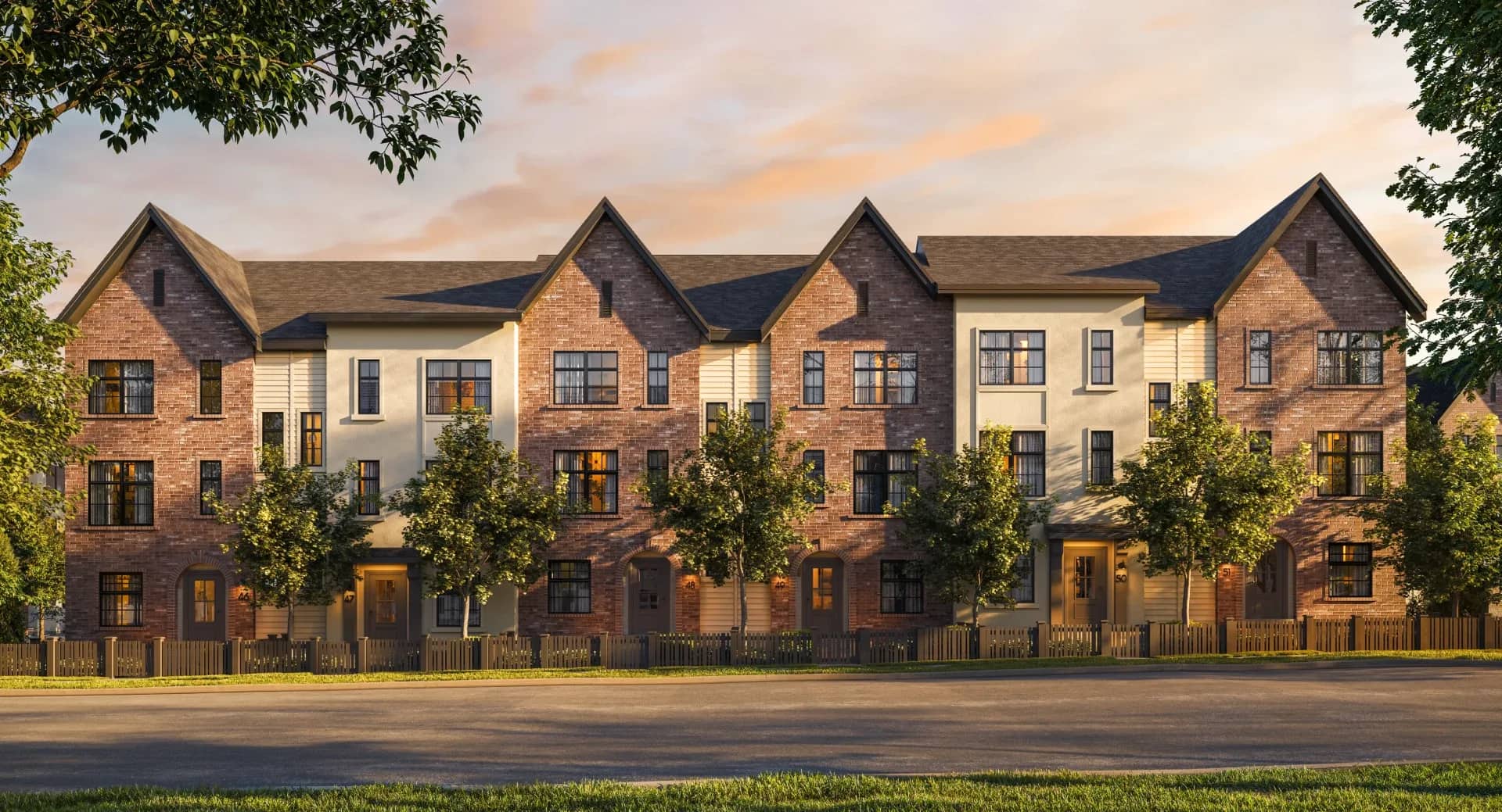 Covent Park townhomes exterior, West Langley