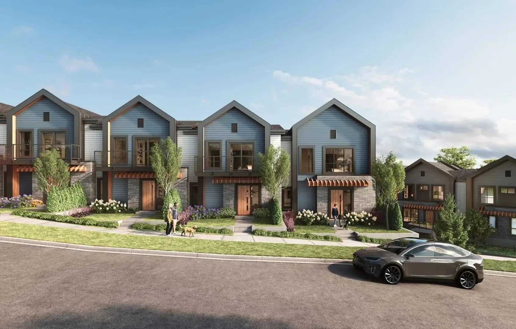 Culmena exterior rendering in Coquitlam