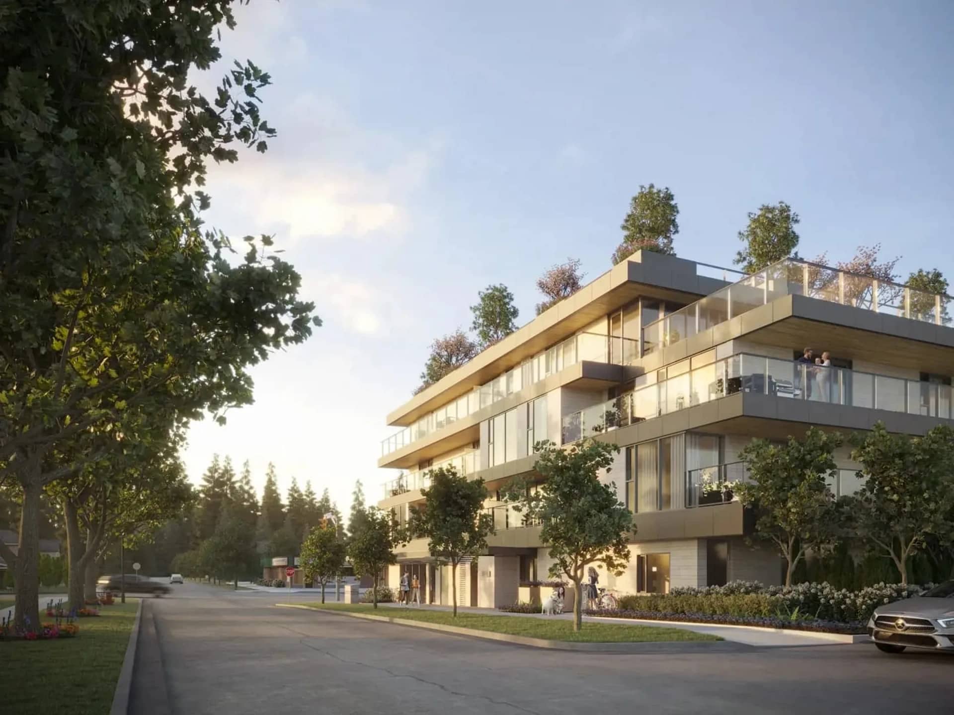 Dunbar at 39th exterior rendering in Vancouver