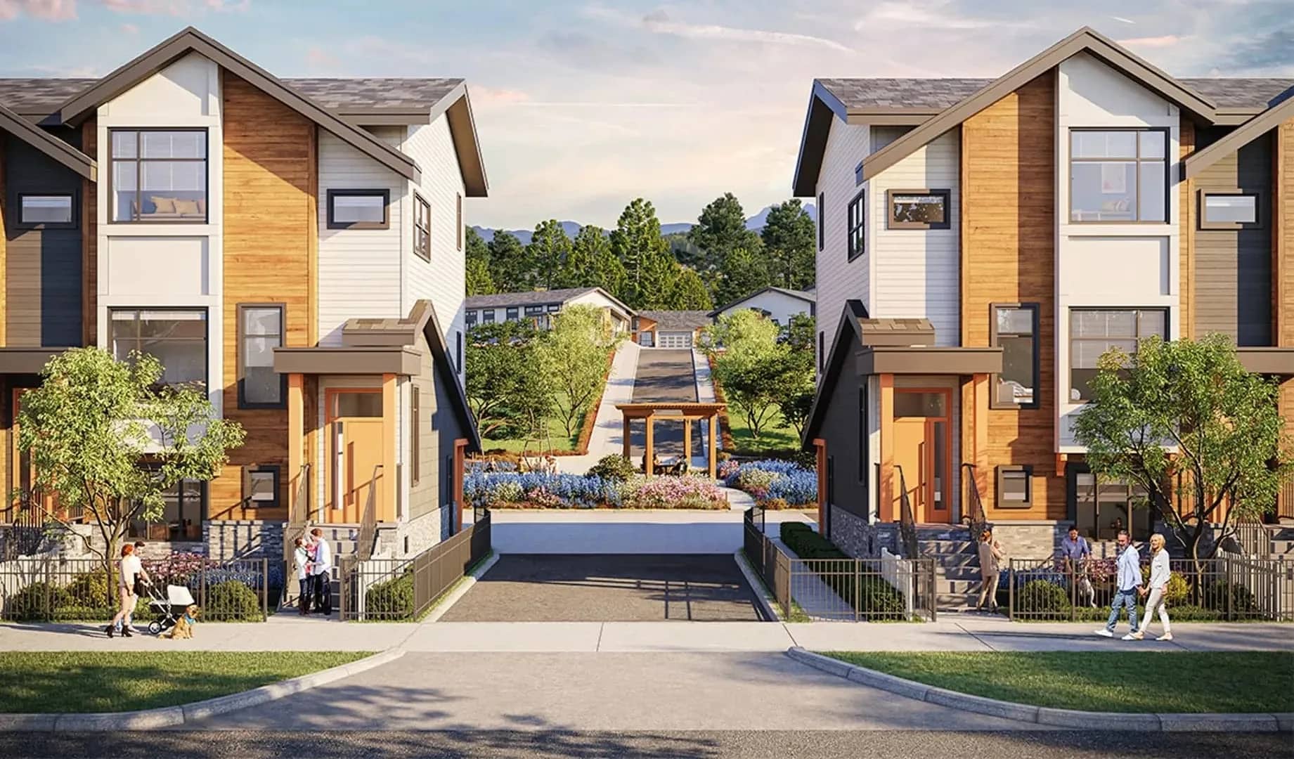Everwood townhome exterior in Maple Ridge