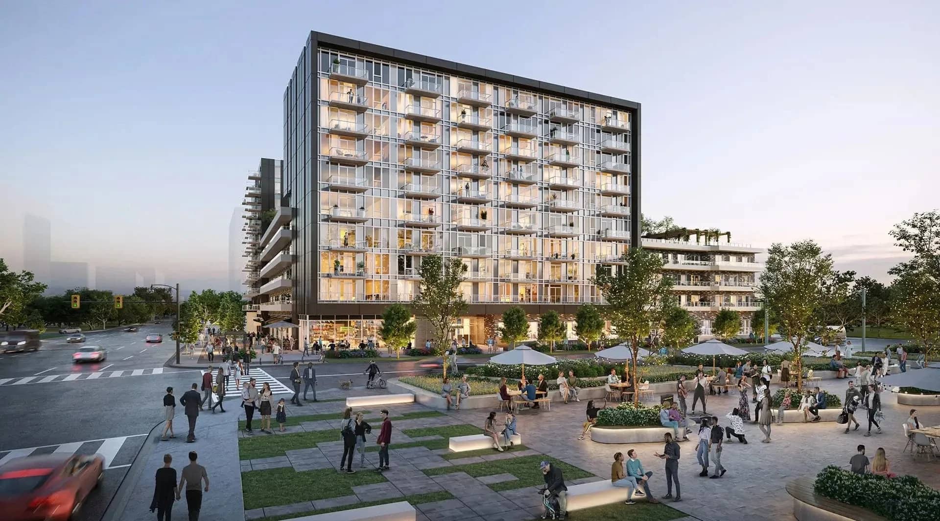 Frame exterior rendering in Vancouver