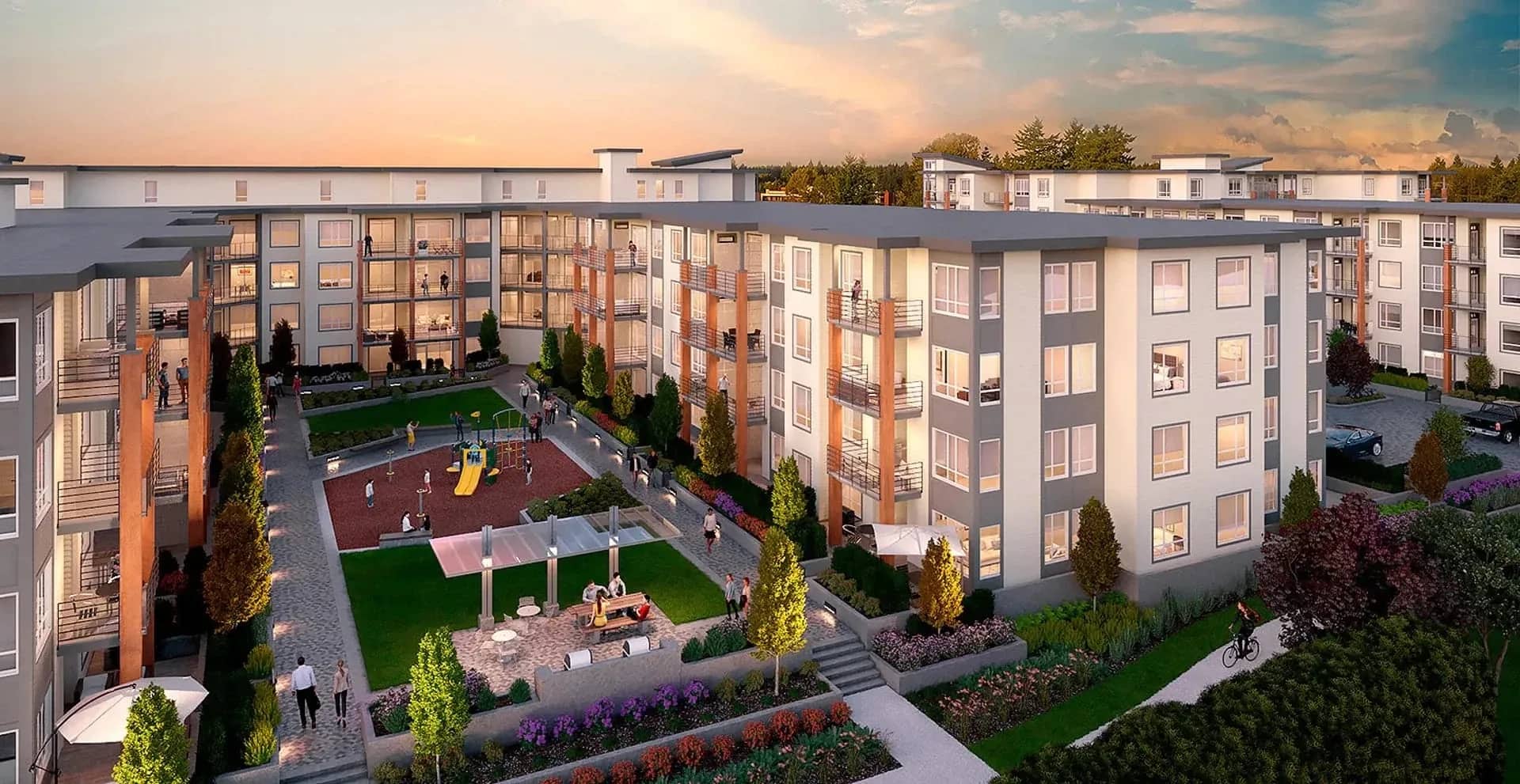 Hamilton Village - Phase 2 West exterior rendering in Richmond