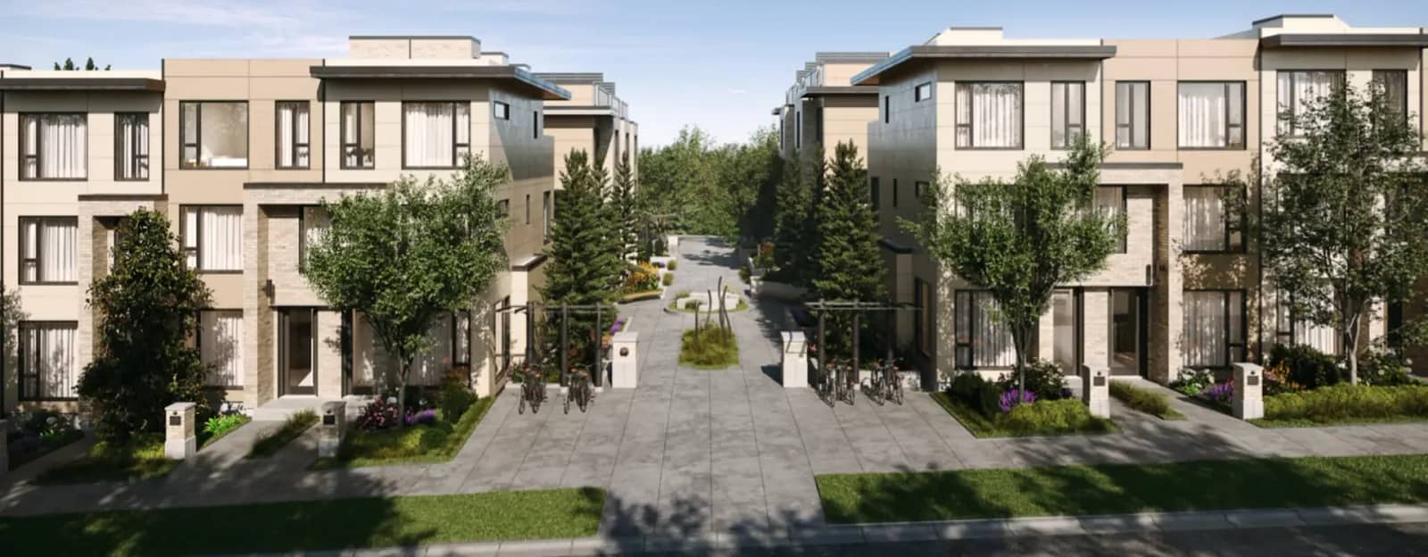 Harriswood townhome exterior in Coquitlam