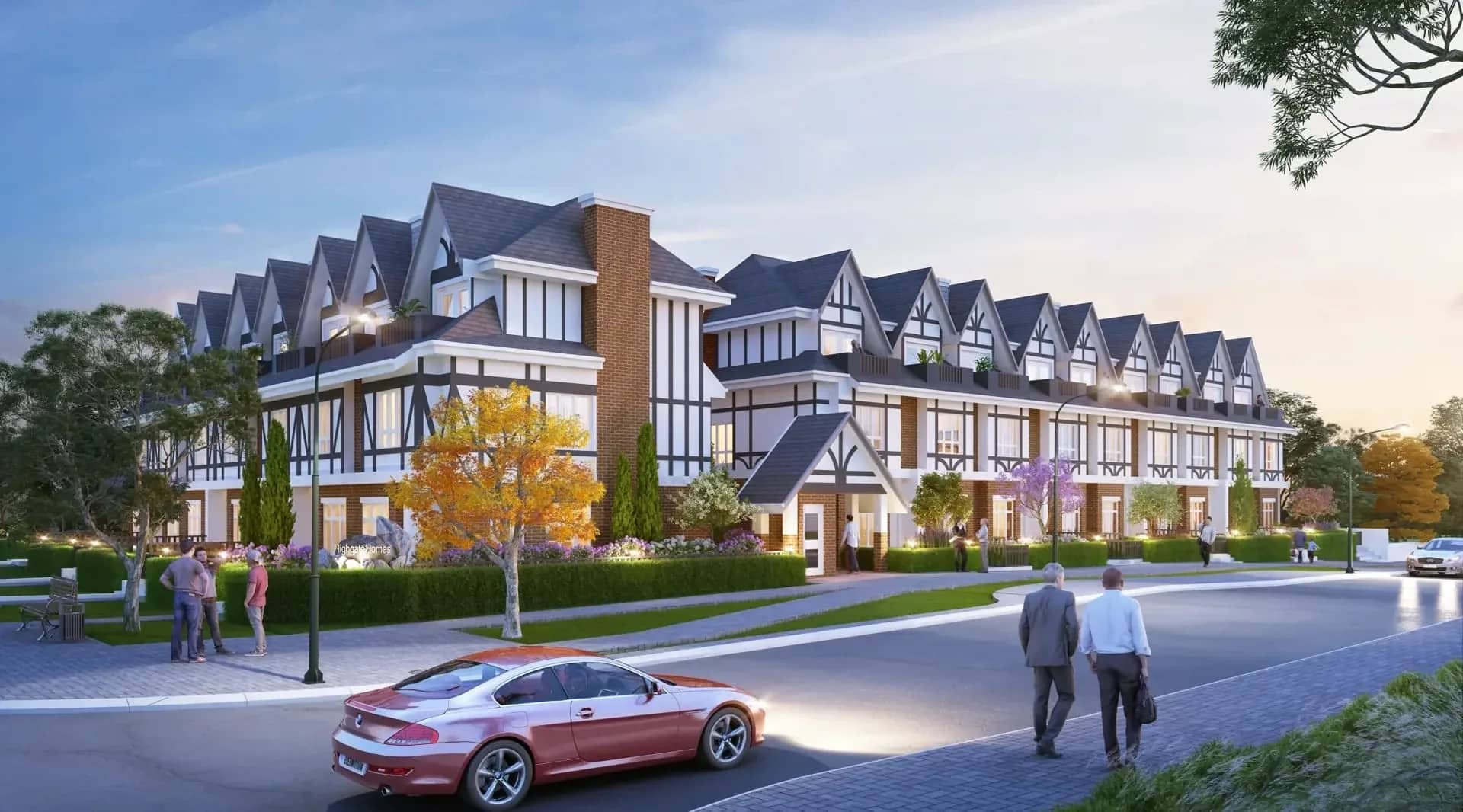 Highgate Homes townhome exterior in Burnaby