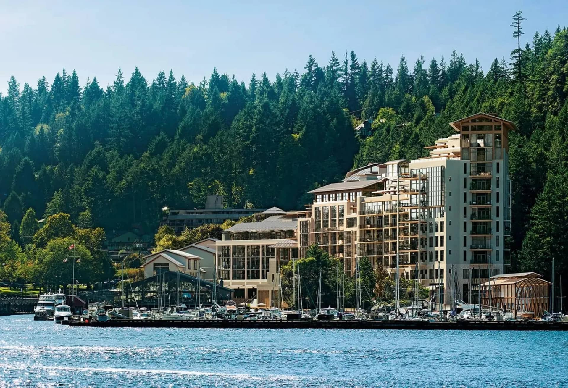 Horseshoe Bay exterior rendering in West Vancouver