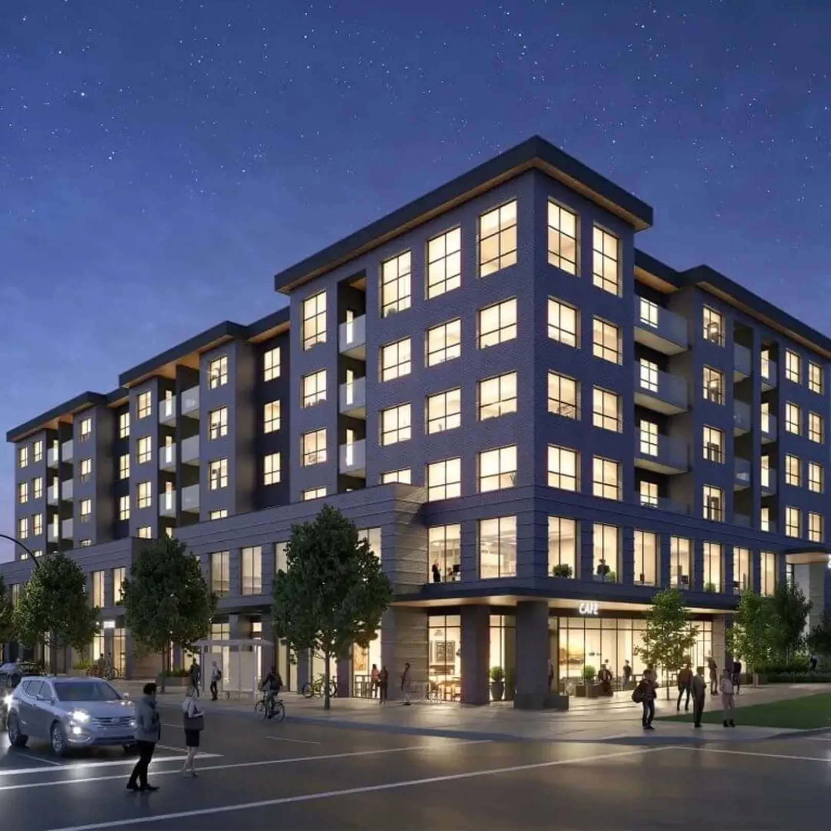 Lennox exterior rendering in North Vancouver