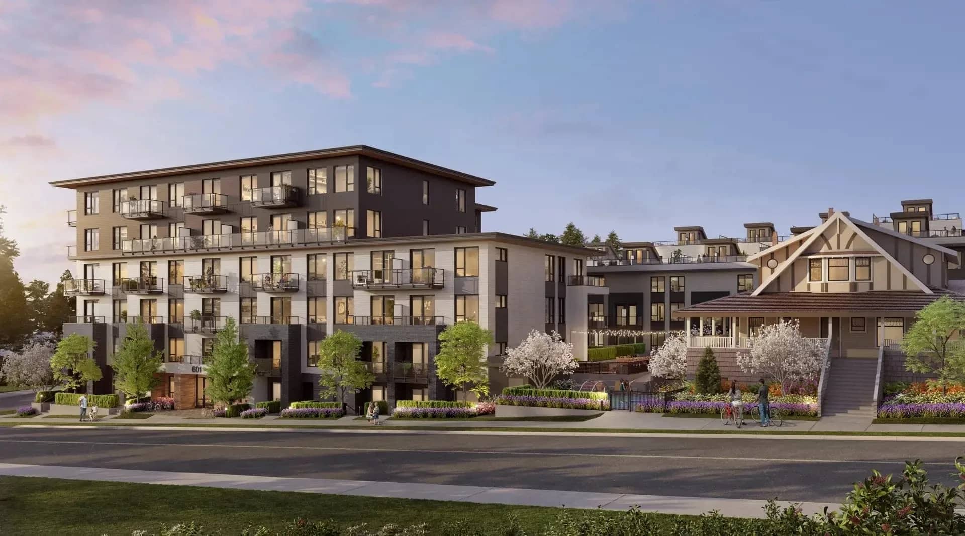 Lodana exterior rendering in Coquitlam