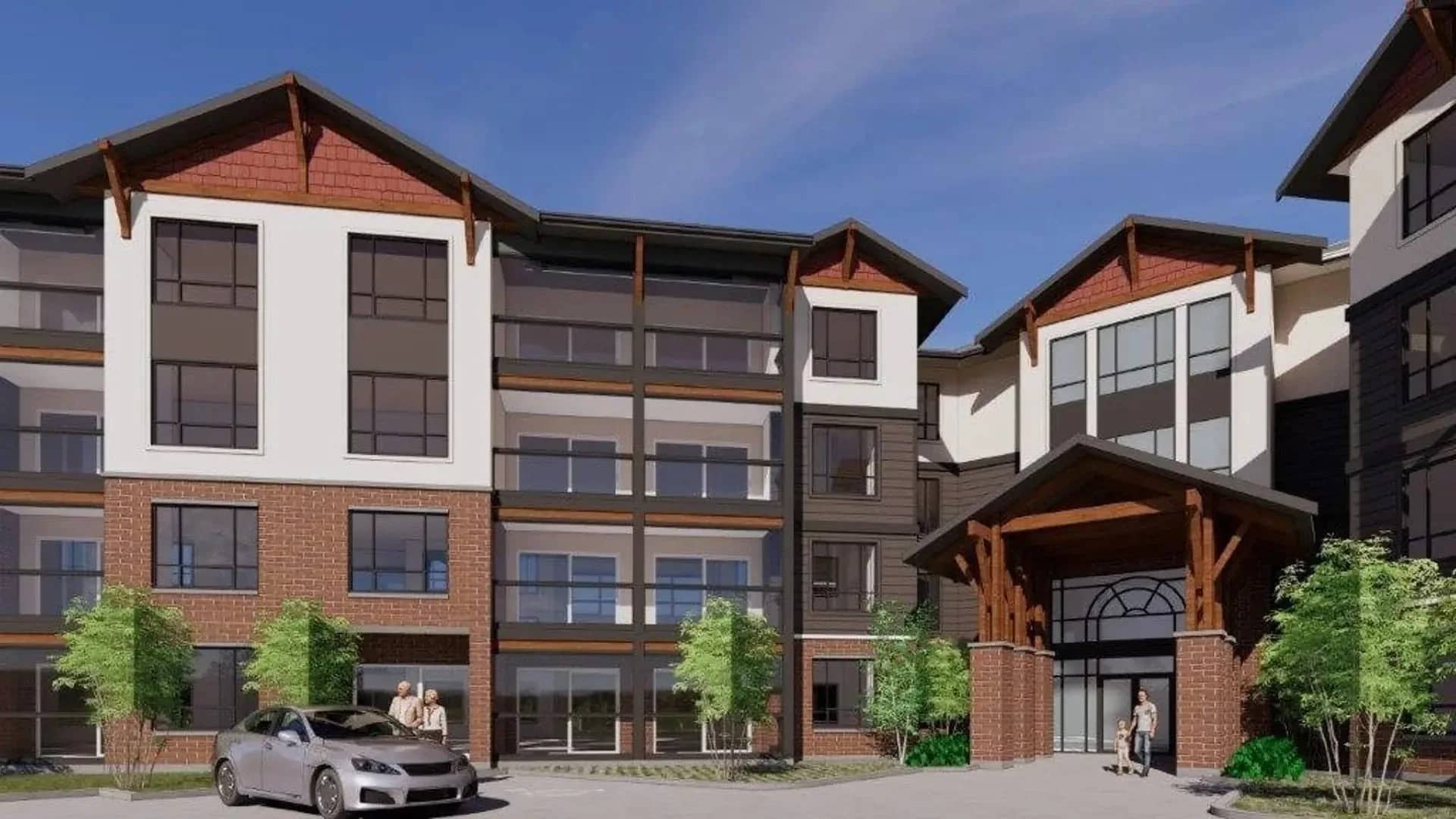 Mountainview Lane exterior rendering in Chilliwack