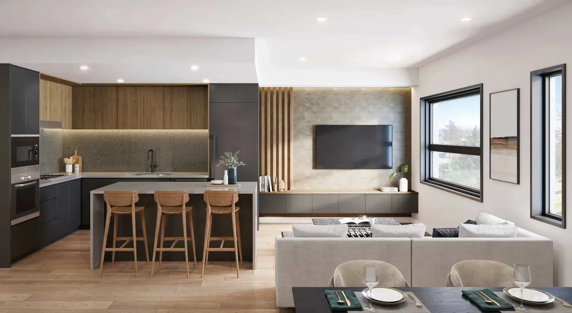 Oakhaus exterior rendering in Vancouver