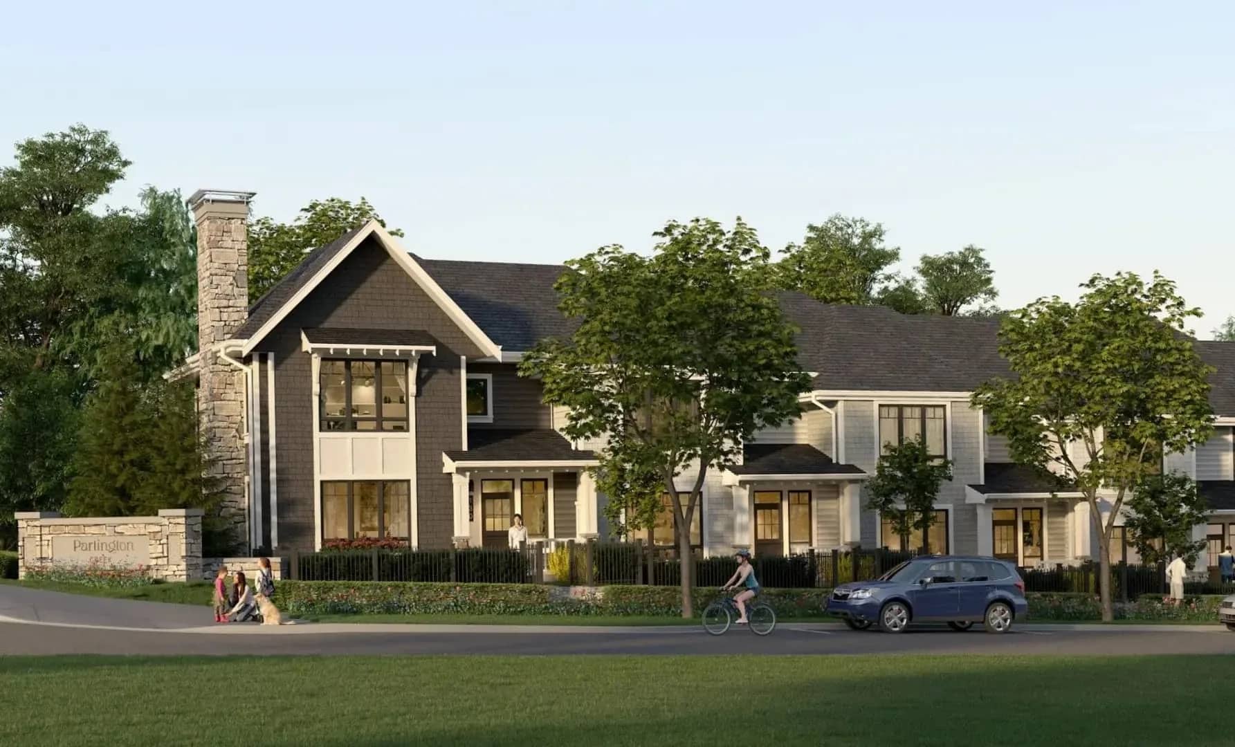 Partington Creek home exterior in Coquitlam