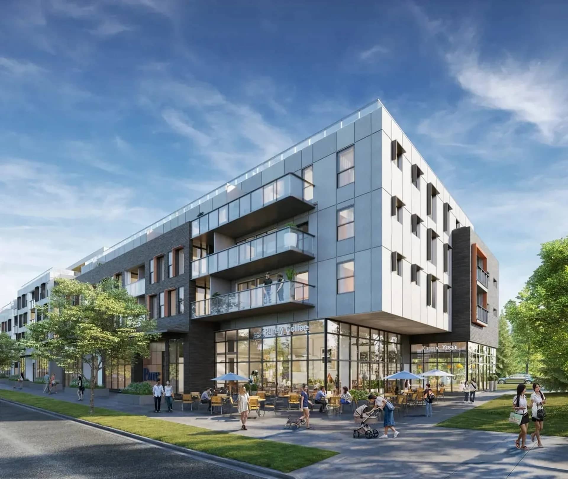 Pure exterior rendering in Vancouver