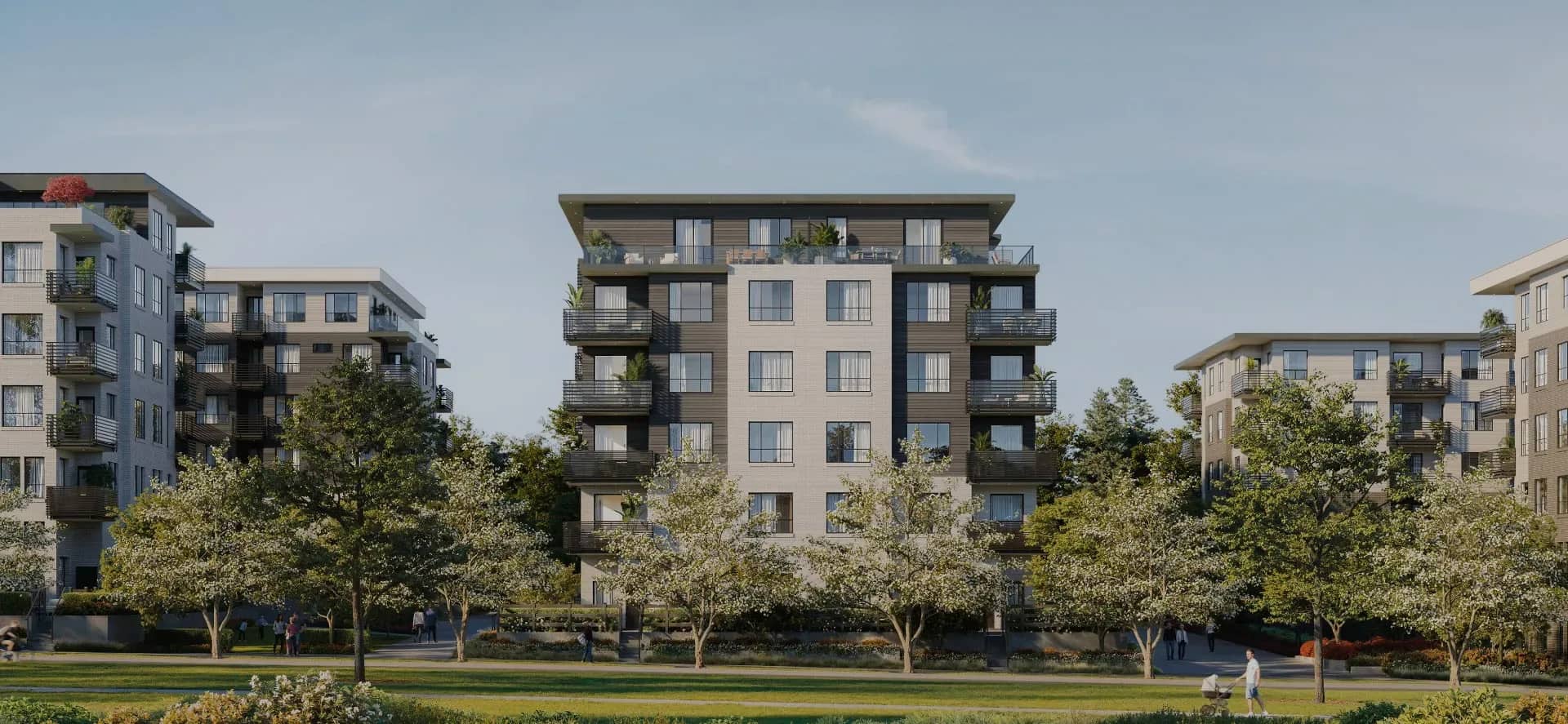 Queens Forest Hills building exterior in Surrey