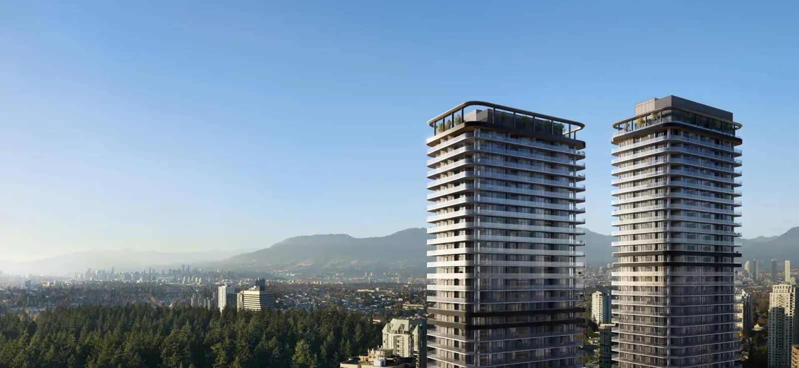 Reign at Metrotown North Tower building exterior