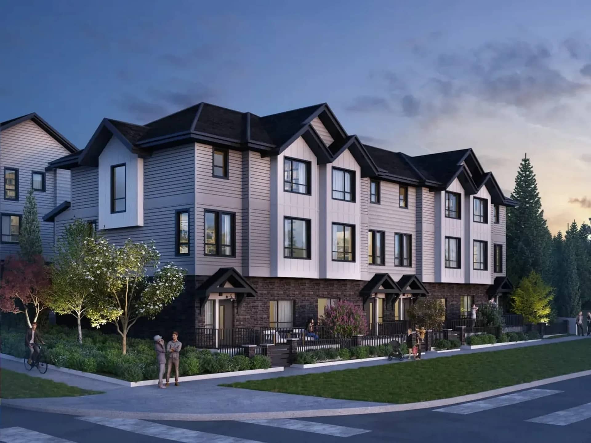 Signature townhome exterior in Surrey