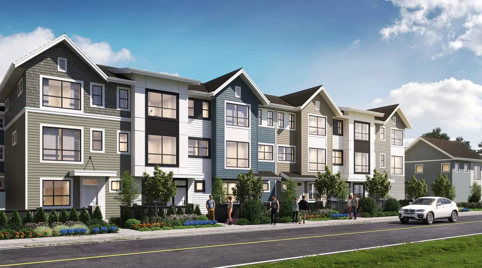 Silverbrook townhome exterior in Langley
