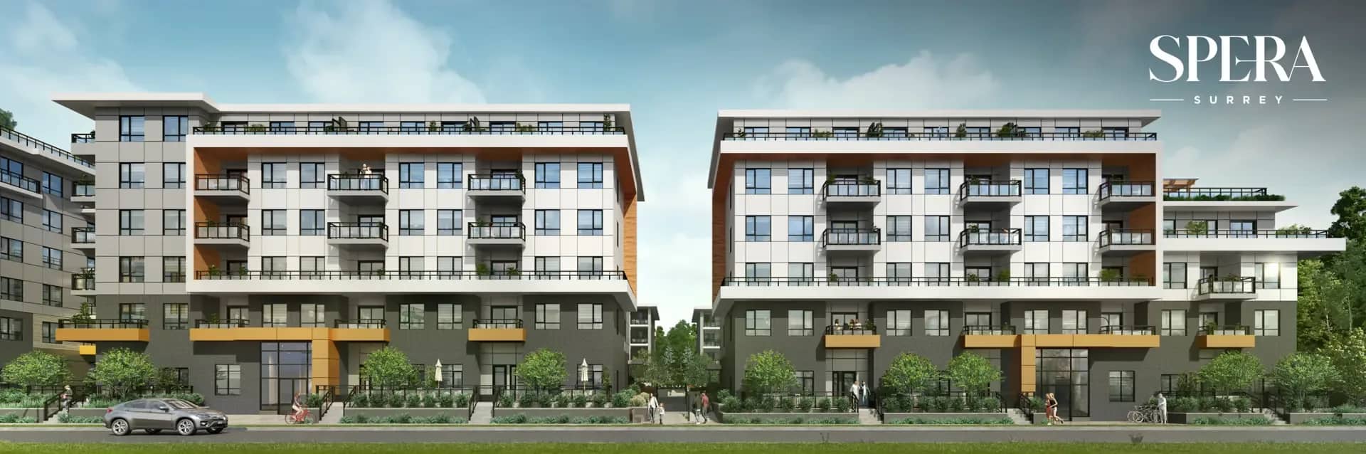 Spera building exterior in Surrey