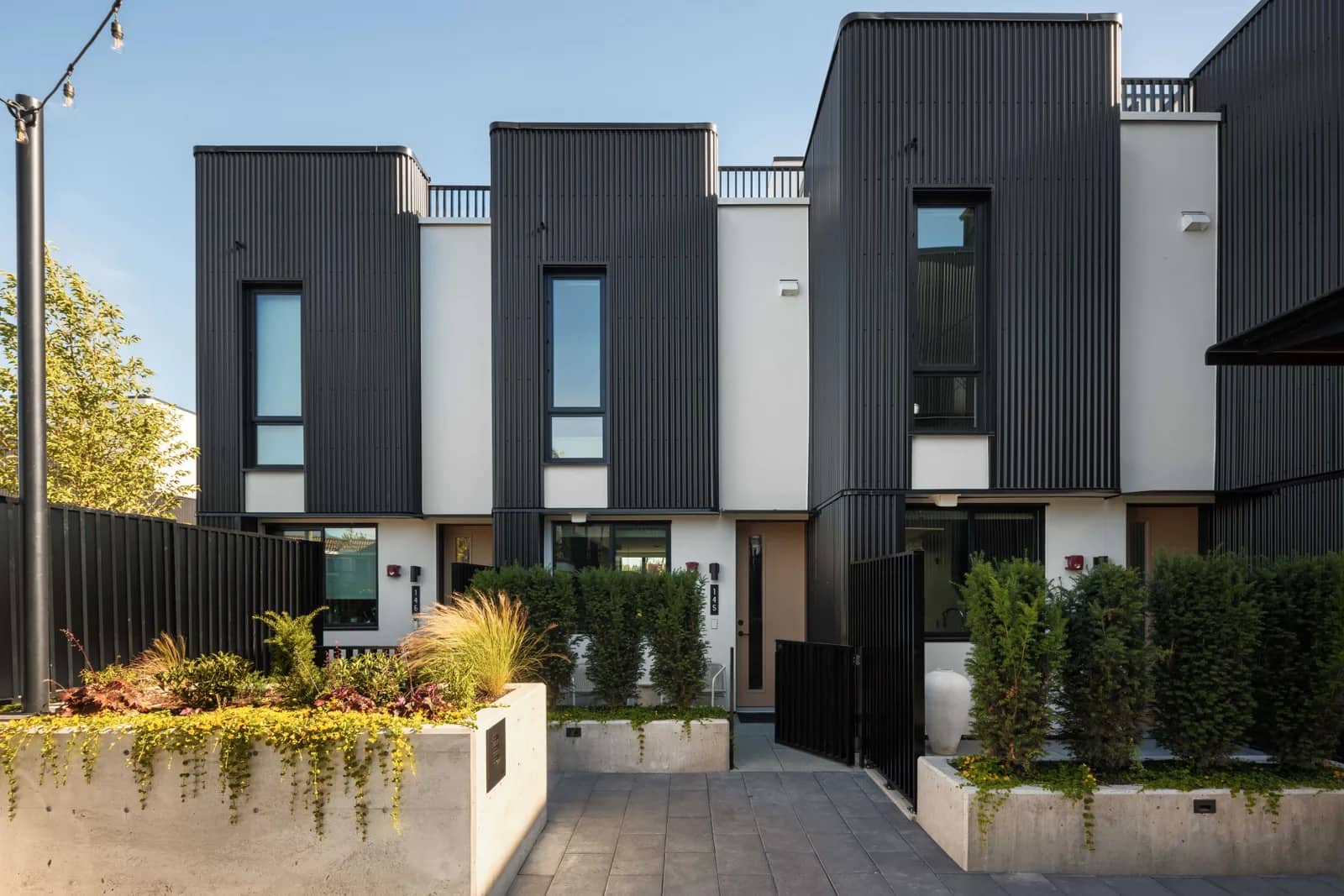 The Cut townhome exterior in Vancouver