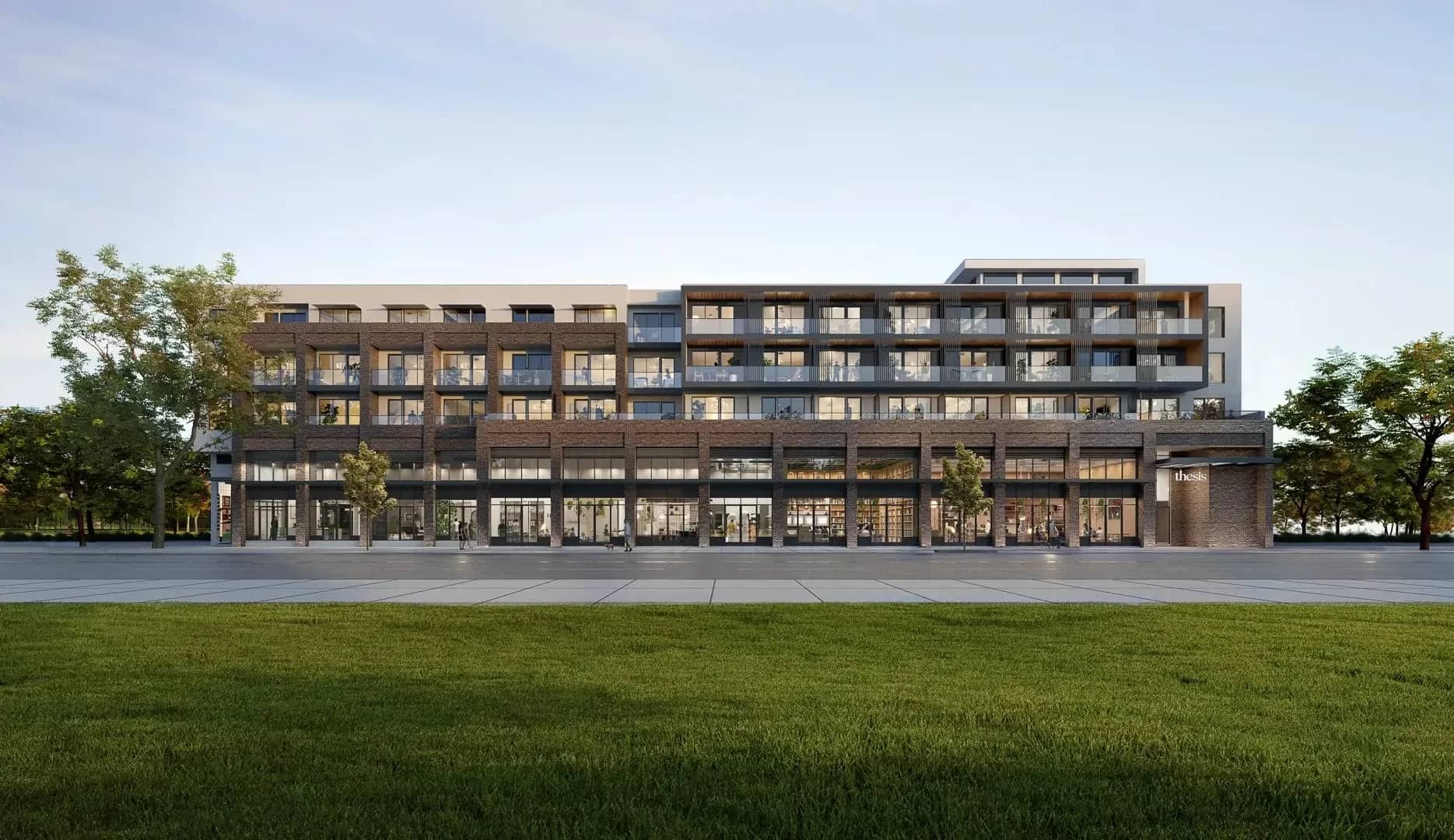 Thesis exterior rendering in Vancouver