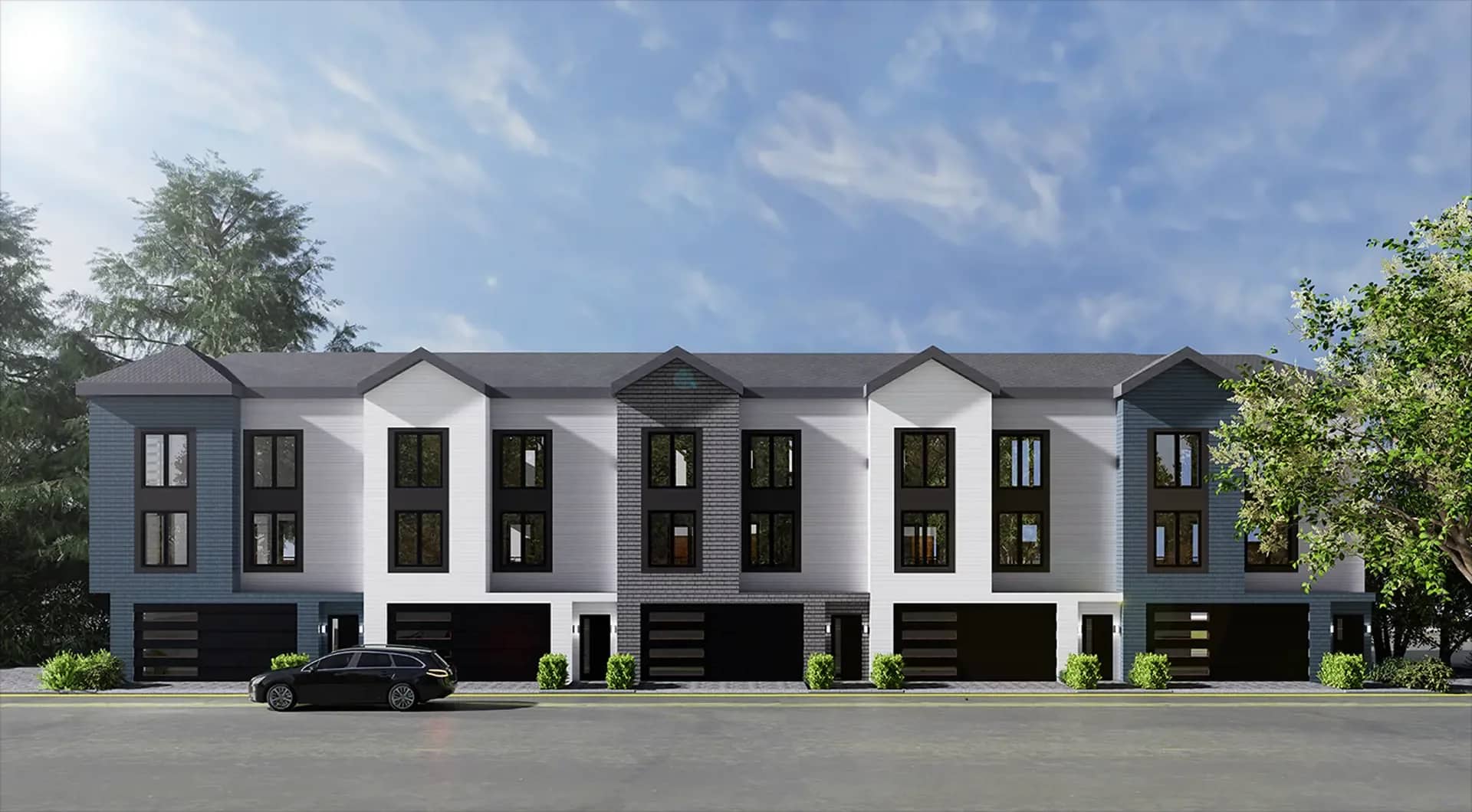 Uptown Cedar exterior rendering