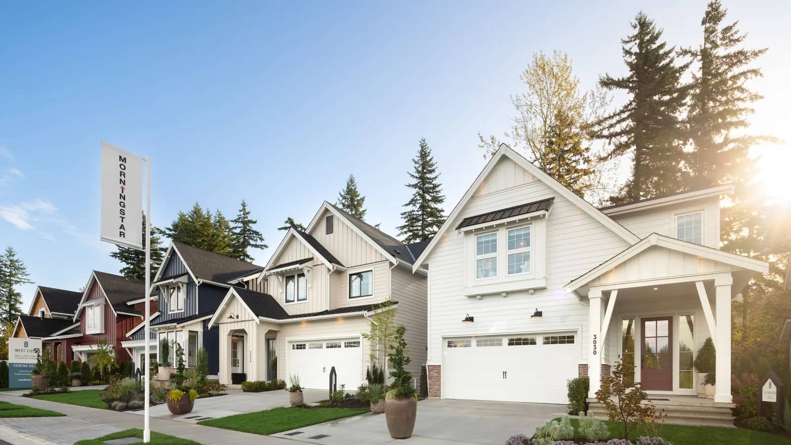 West Field at Cooper Meadows home exteriors in Abbotsford