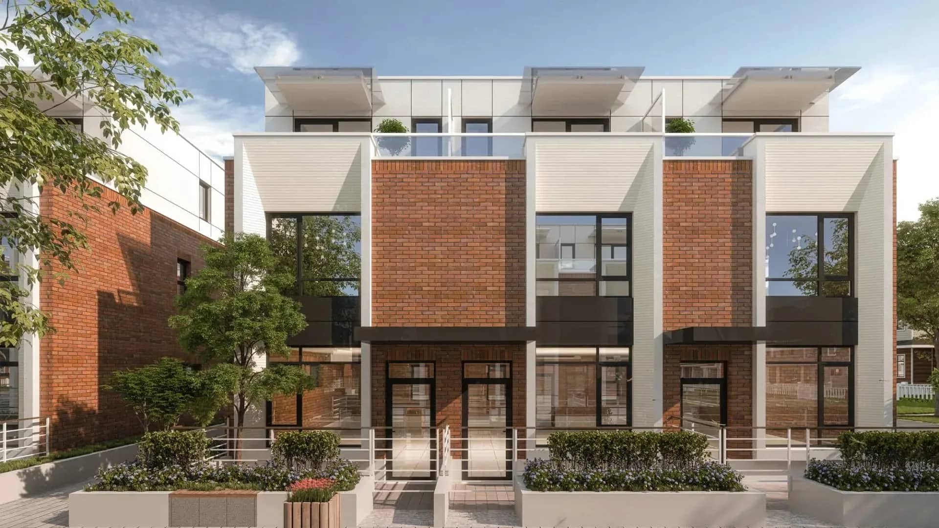 West Oak townhome exterior in Vancouver