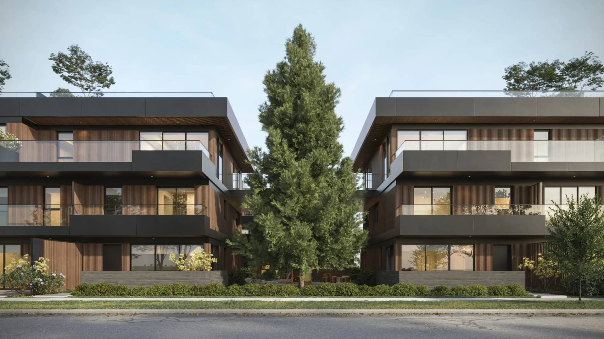 Wren townhome exterior in Vancouver